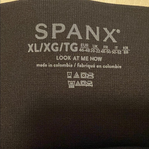 SPANX Black Look At Me Now Leggings XL - Picture 2 of 8